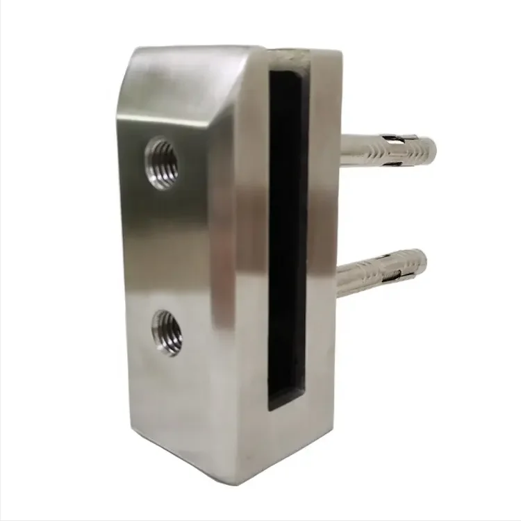 Aleader Balustrade Accessories Frameless Glass Adjustable Glass Clamps Stainless Steel 316 2205 Mirror Polished Glass Clip