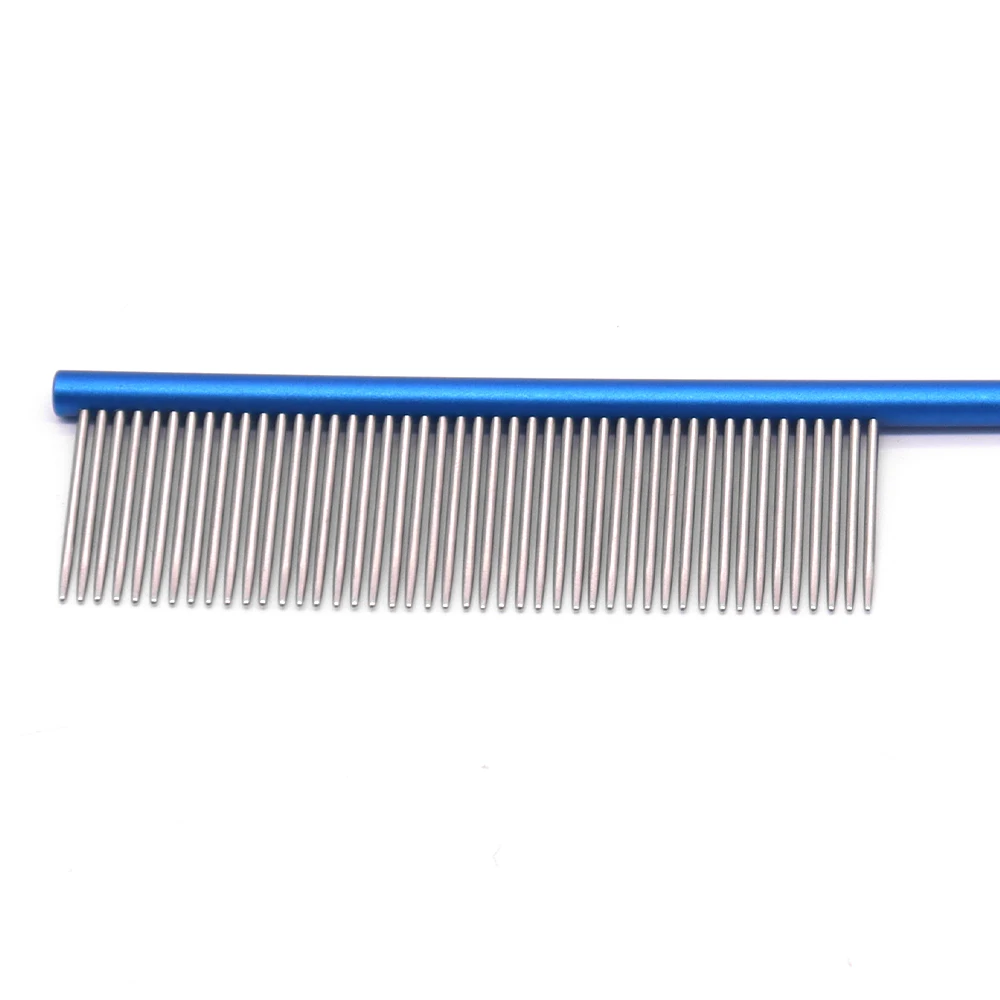 Factory Price Professional Stainless Steel Pet Cat Dog Hair Dematting Grooming Comb Tool for Removing Tangles and Knots