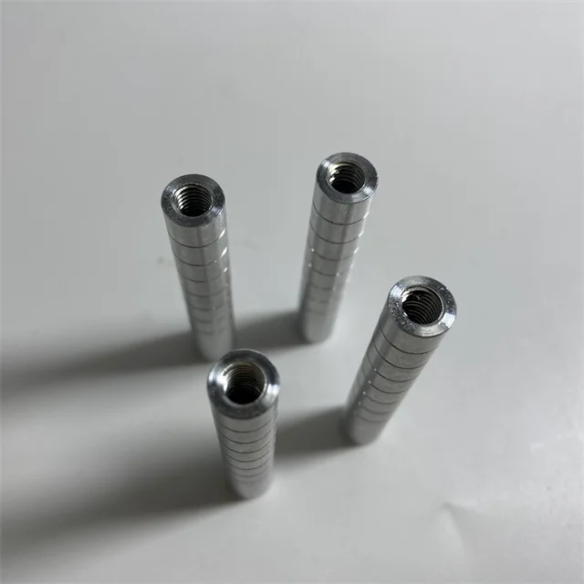 OEM CNC 7075 T6 валы алюминиевая ось токарный длинный алюминиевый