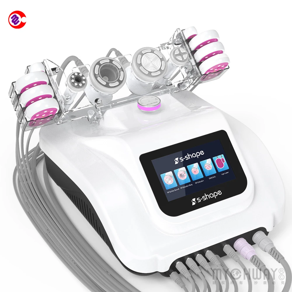  Аппарат Mychway S Shape MS-45T2SB Lipolaser кавитация уменьшение целлюлита ультразвуковое кавитационное Радиочастотное косметическое оборудование
