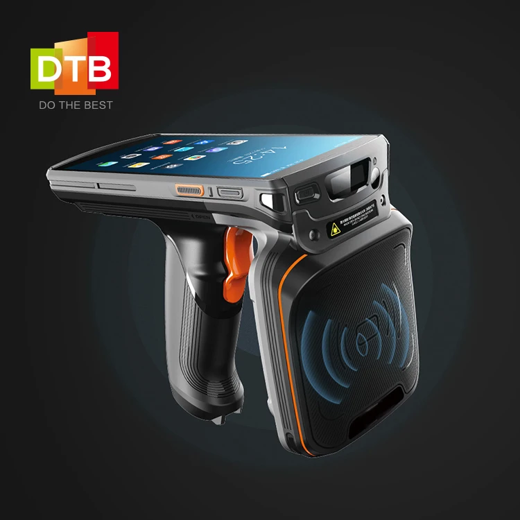  UHF IP67 Водонепроницаемый Android Считыватель данных Штрих-Кода RFID ручной считыватель для управления