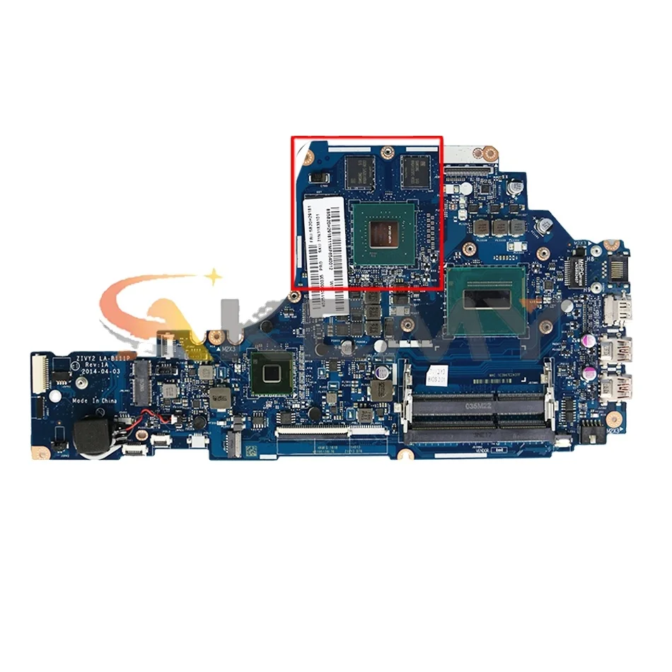 Основная плата Y70-70 Y50-70 Материнская плата Процессор I7 4710HQ GTX860M 4G DDR3 ZIVY2 LA-B111P материнская плата для ноутбука для lenovo