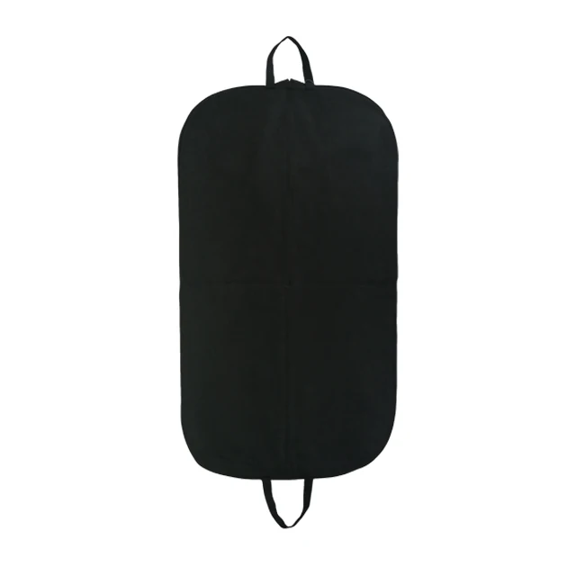Wholesale Cheapest Clothes Black Dustproof Hanger Coat Foldable Zipper Suit Storage clothes cover