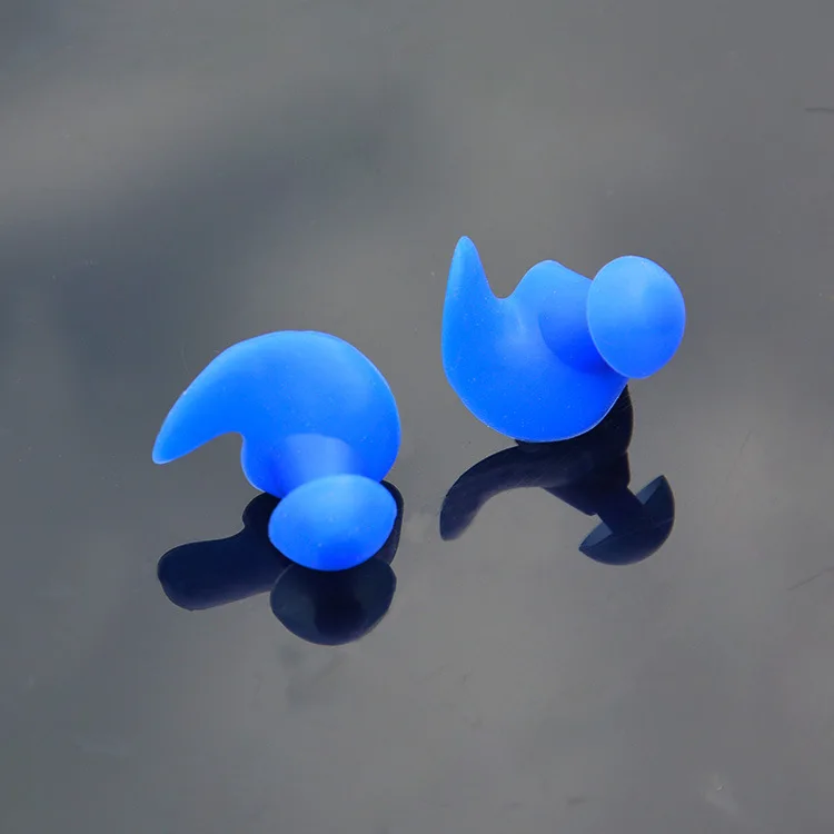 Hot Sale Reusable Silicone Earplugs Noise Reduction Waterproof Earplugs Water Sports Swim Custom Logo Earplugs Silicone 30 Pcs