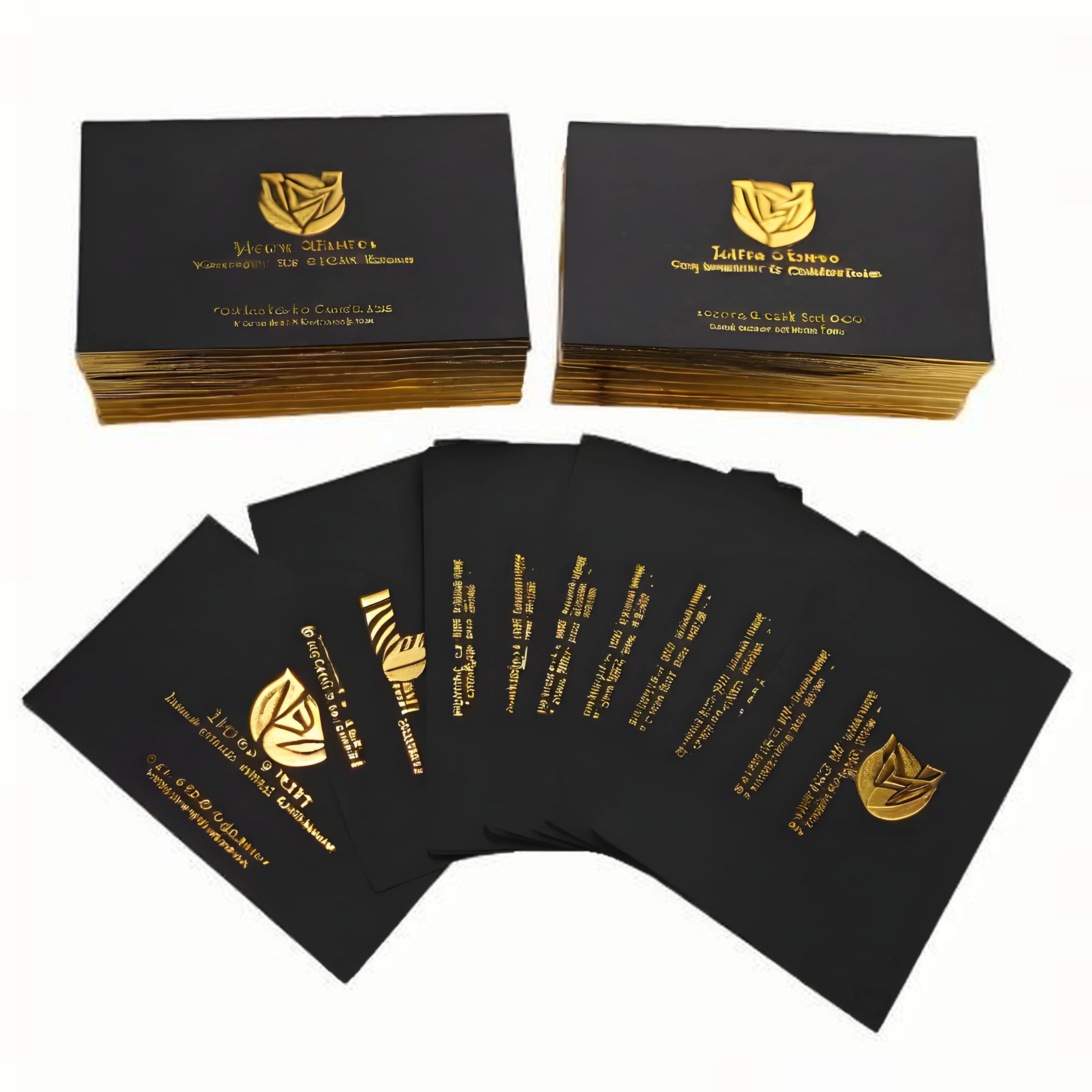 TG0834 logo Custom Eco Friendly Double Sided Printed Matte Professional Business Card Print Cards Printing