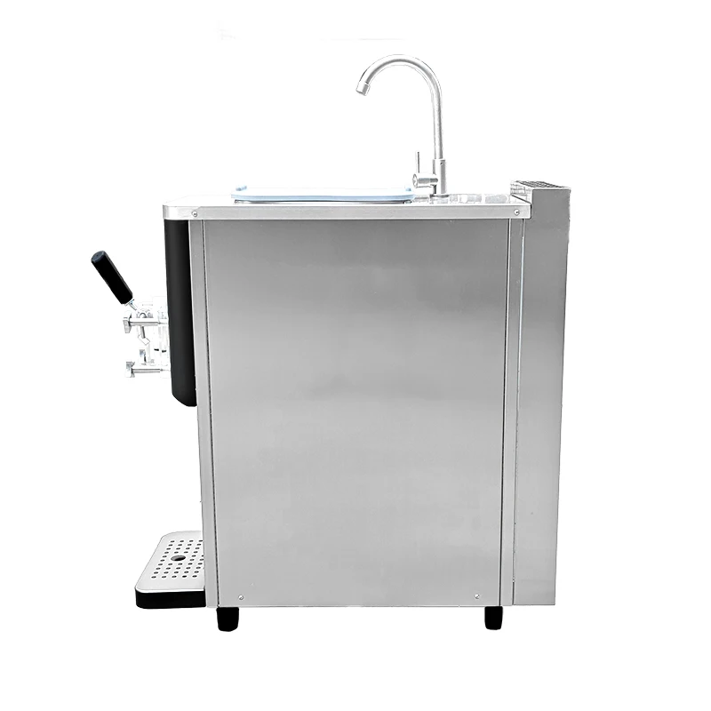 Brazil Acai Yogurt Milkshake Blending Machinery Soft Ice Cream Machine