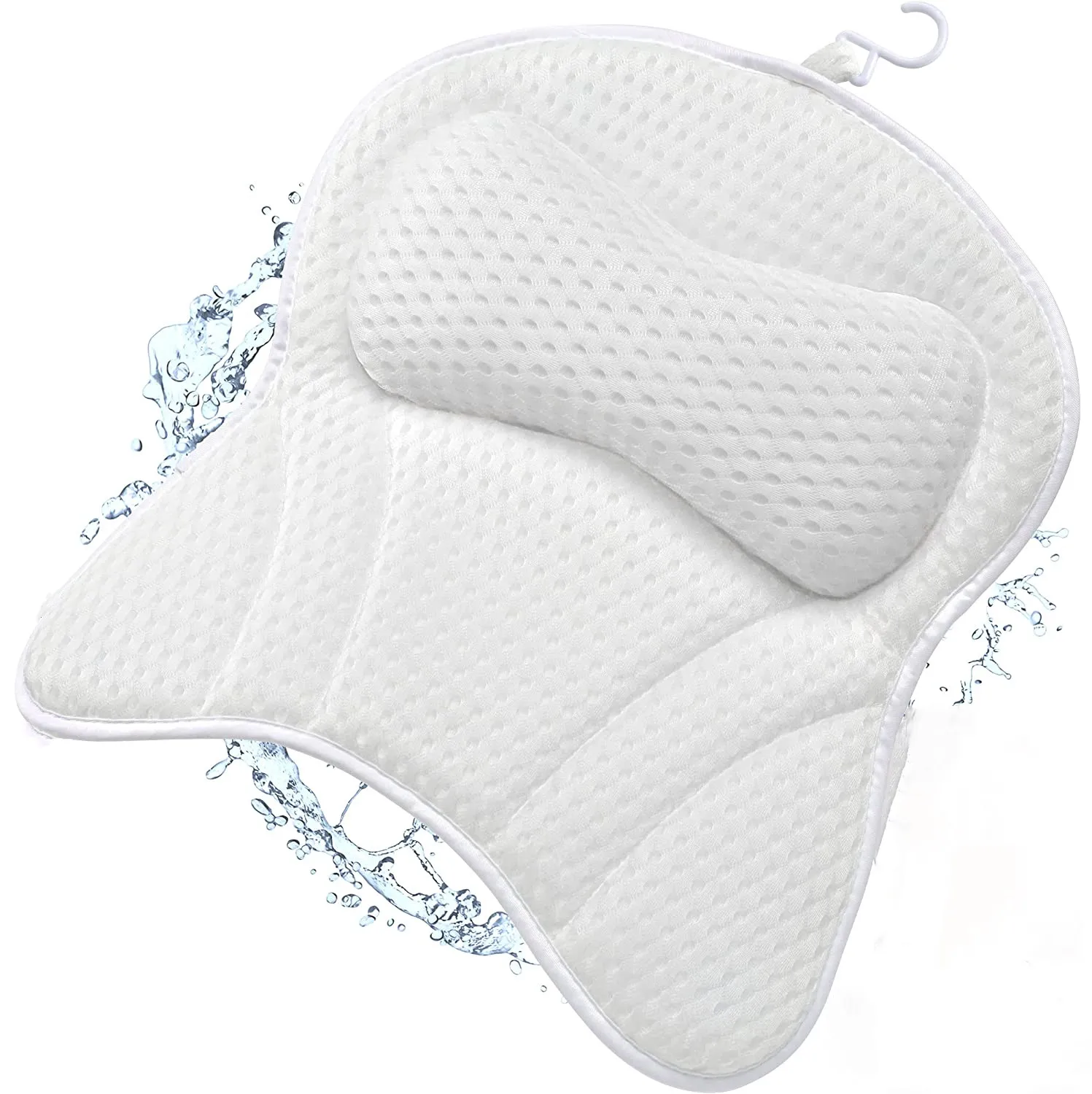 Shower Neck Bathtubs Pillow Bath Pillow with Suction Cups