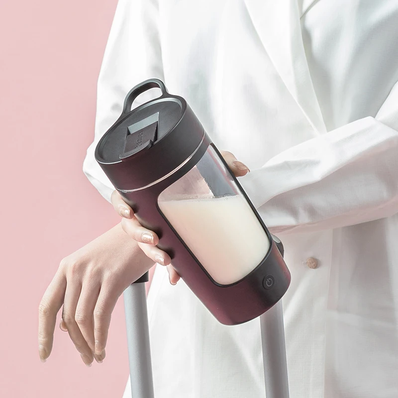  EQURA Custom Logo Private Label 650ML Electric Protein Shaker Blender Fitness Mixing Cup Mini Gym