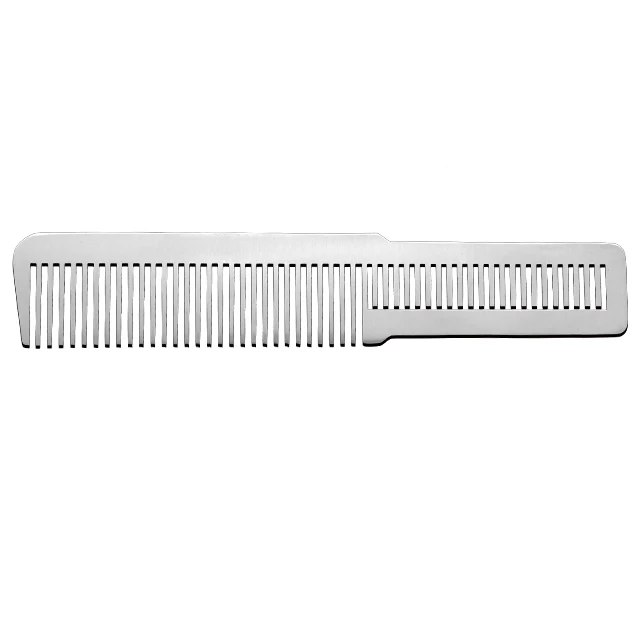 Custom Hair Salon Equipment Barber steel  Rat Tail Aluminum Metal Hair Cutting Comb