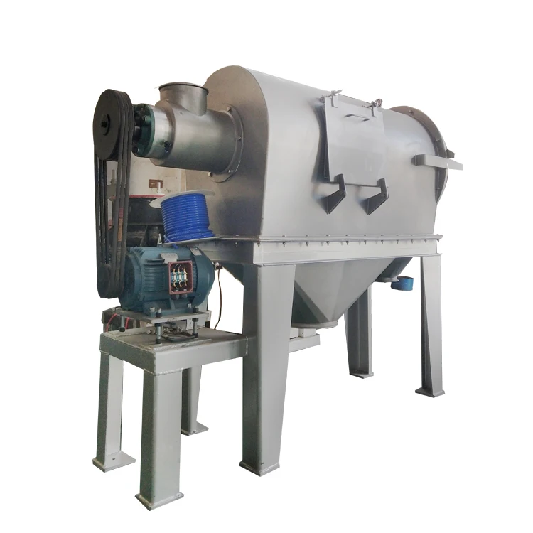 DZJX Horizontal chemical powder pigment screening air flow screen stainless steel centrifugal screen separator