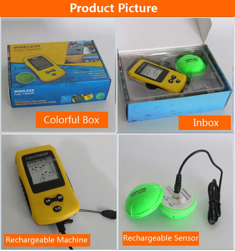 INTEGRITY Hummingbird Fish Finder,Cordless New Smart  Fish Depth Finder,Fish Finder Transducer Module