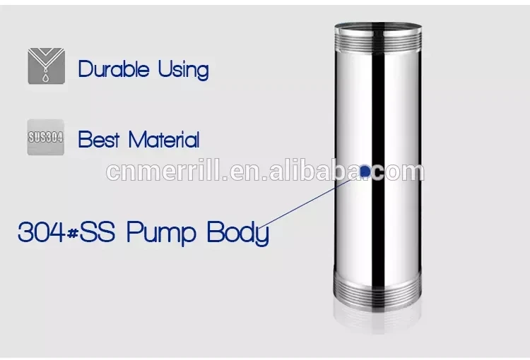 Погружной глубоководный насос из нержавеющей