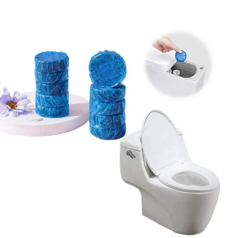 Best Selling Products on AMZN 2023 Blue Bubble Block Solid Automatic Toilet Bowl Portable Household Chemicals Toliet Cleaner