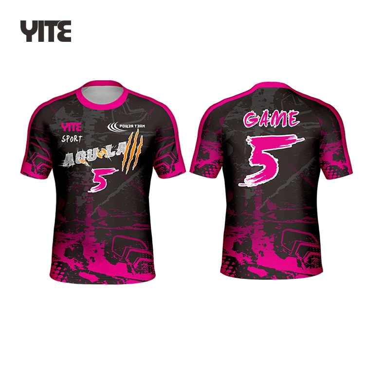 Мужские высокого качества по индивидуальному заказу E-спортивный свитер с полным сублимационная печать игровой E-спортивная одежда