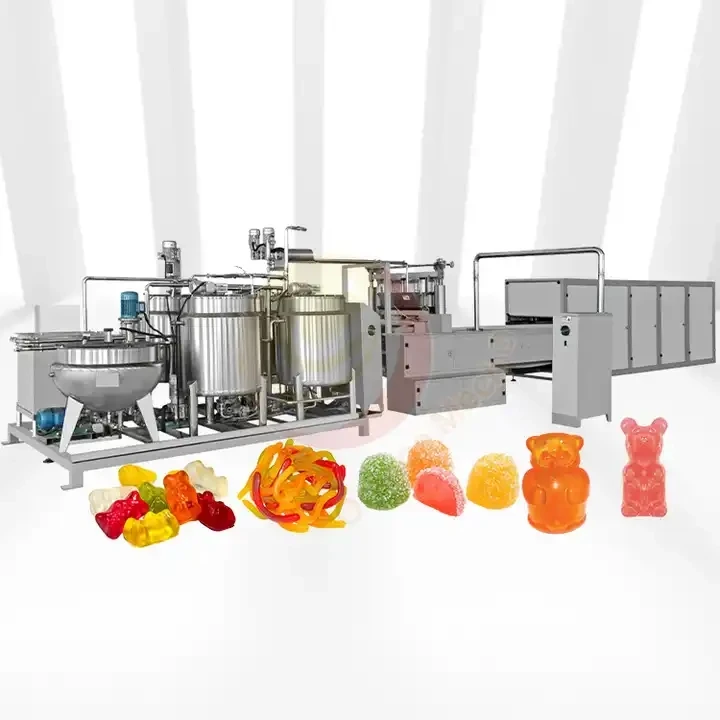 High Speed Automatic Soft Jelly Candy Making Machine Jelly Candy Production Line
