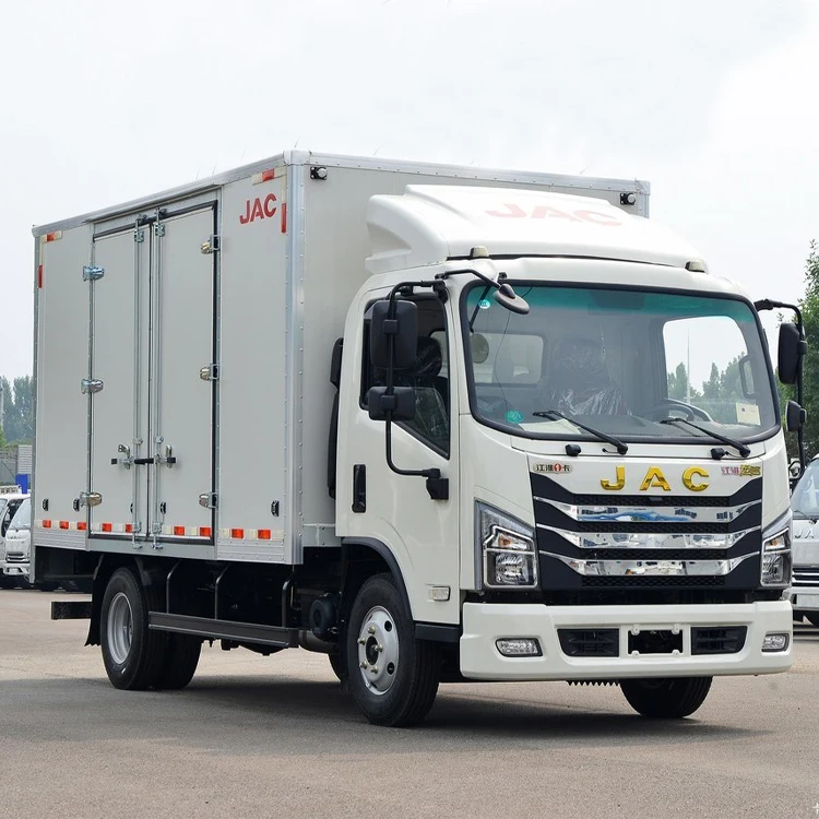 New JAC 4*2 Van Truck Light Truck Left Hand Drive 140hp Cargo Truck