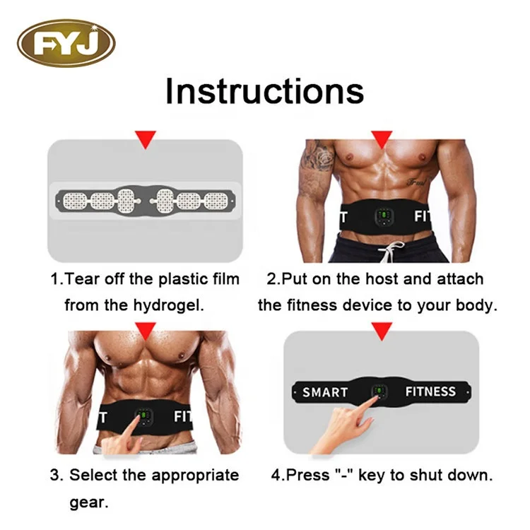 ems abdominal muscle toning  trainer for men and women fitness 2024