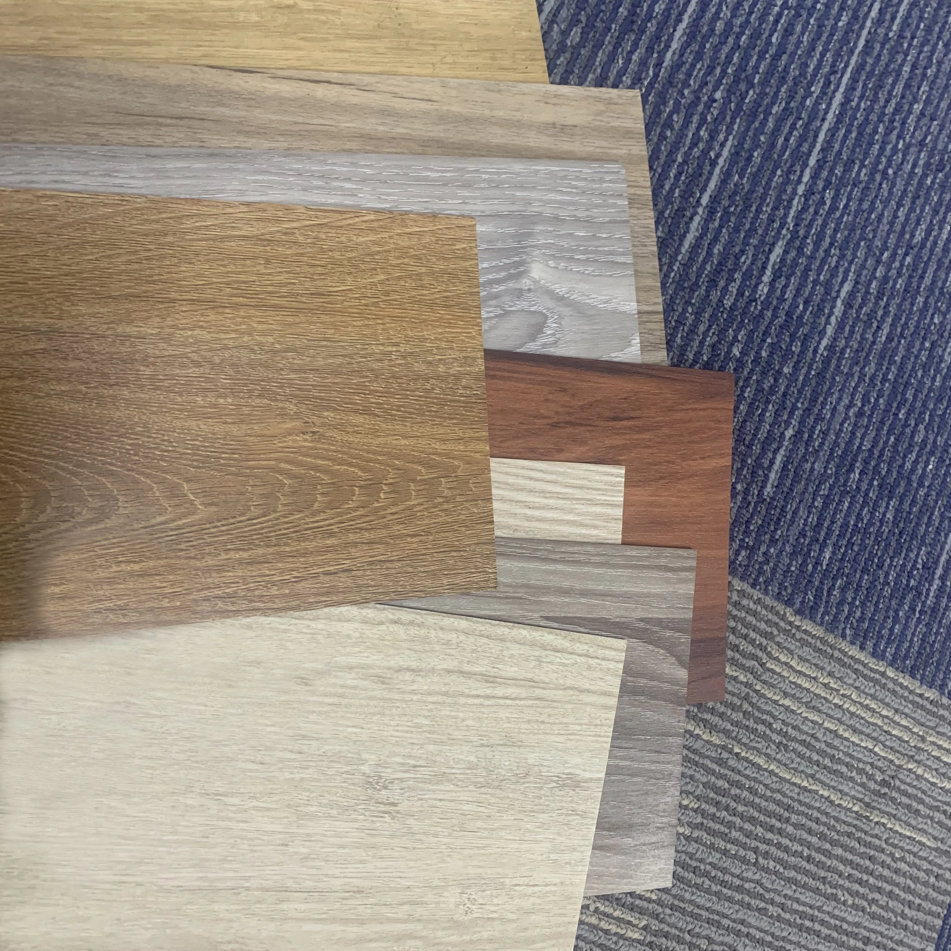 cheap click lock waterproof pvc vinyl plank plastic flooring tiles