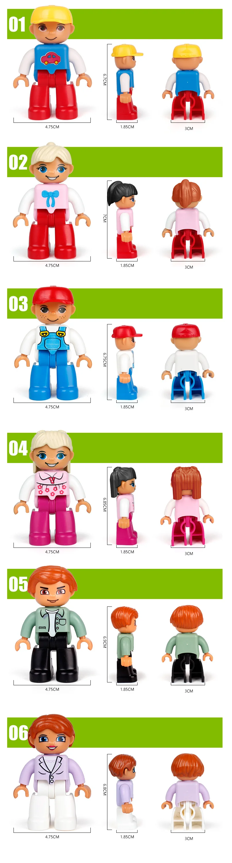 Mini Action Figures building block doll block figure toys