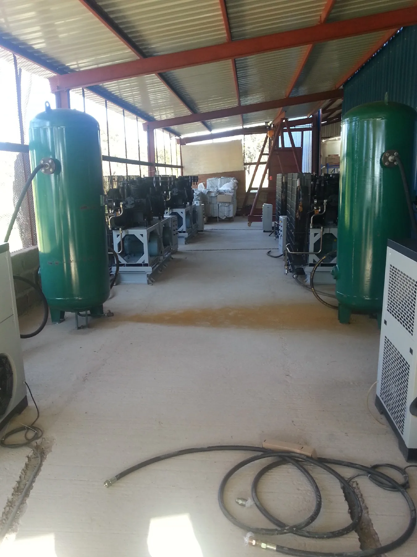 15KW 30bar high pressure air compressor for pet bottle blowing machines