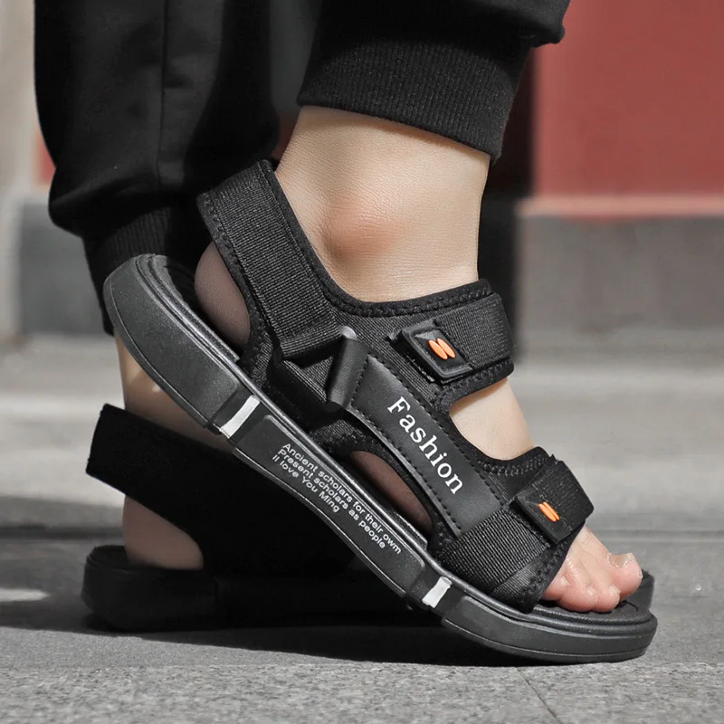 Wholesale Cheap Beach Shoes Sandals Slides Slippers Custom Logo Summer Rubber Sandals for Men 2022 Beach Sandals Men