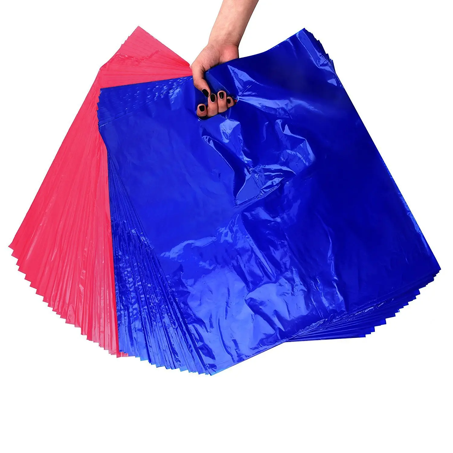 Factory price wholesale cheap custom logo printed ldpe hdpe plastic die cut carrier shopping packaging bags