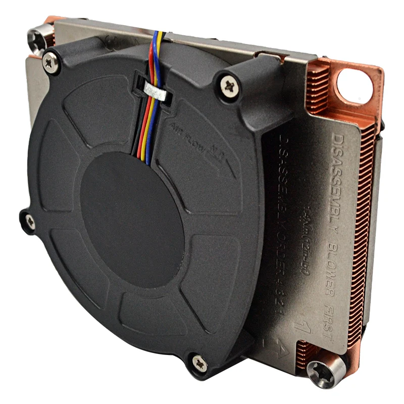 Radiator cooling with blower heat sink aluminum slim LGA 3647 1u cpu cooler