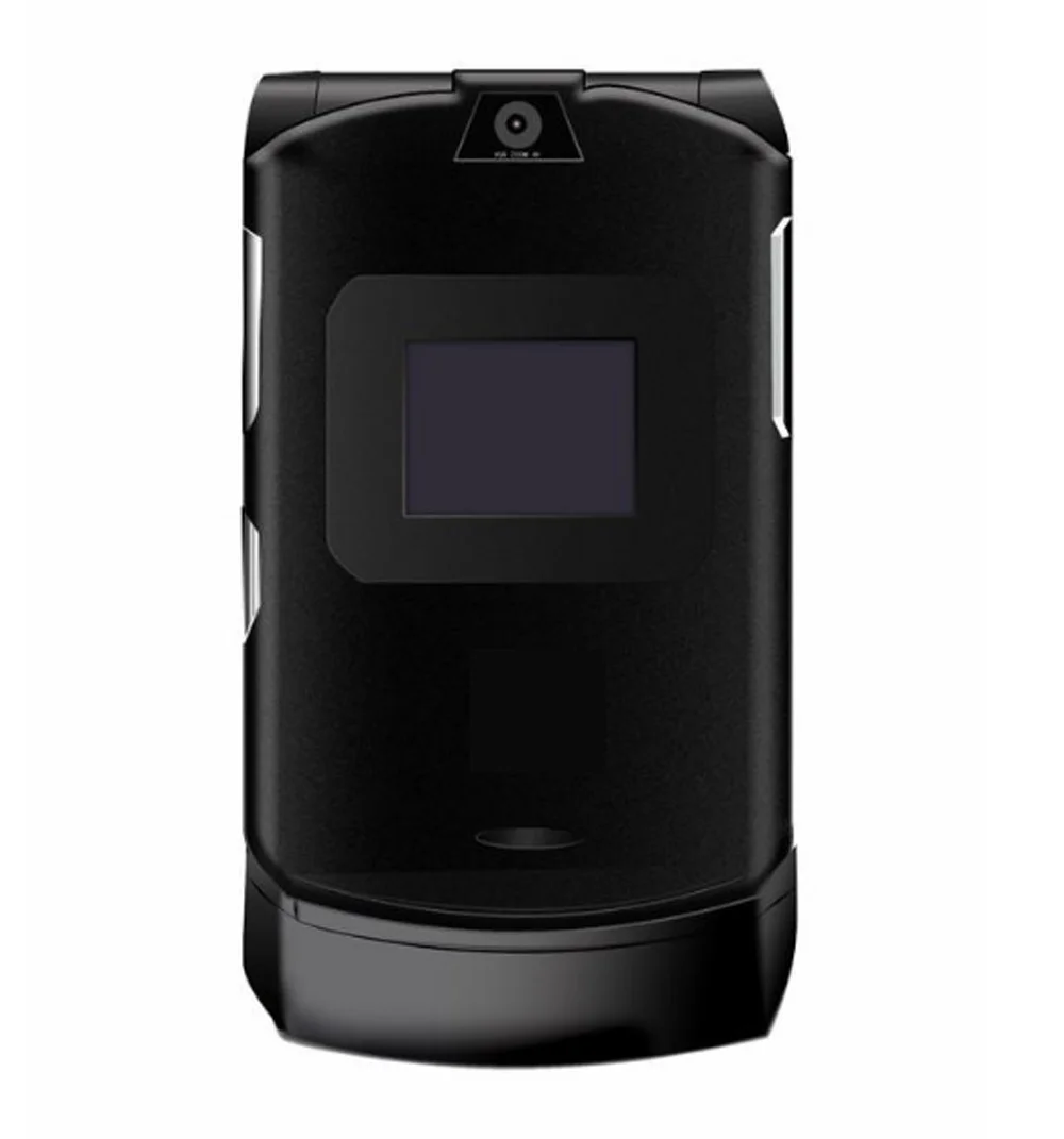 Refurbished Mobile Original Phone V3 flip cellphone Russian Arabic English Keyboard celular