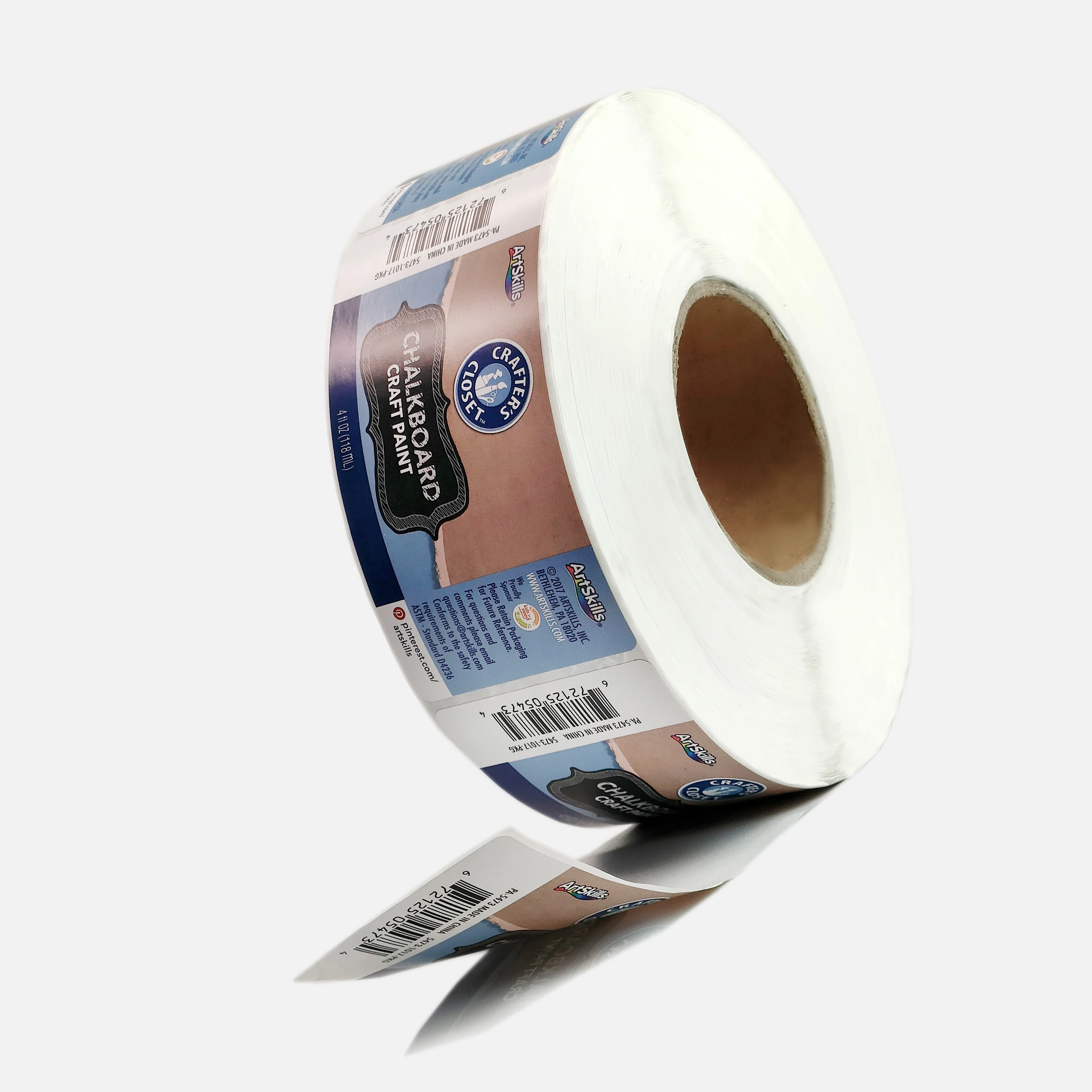 Custom Design Free Sample Beverage Sticker Adhesive Logo Printing Packaging Label Stickers for Drinking