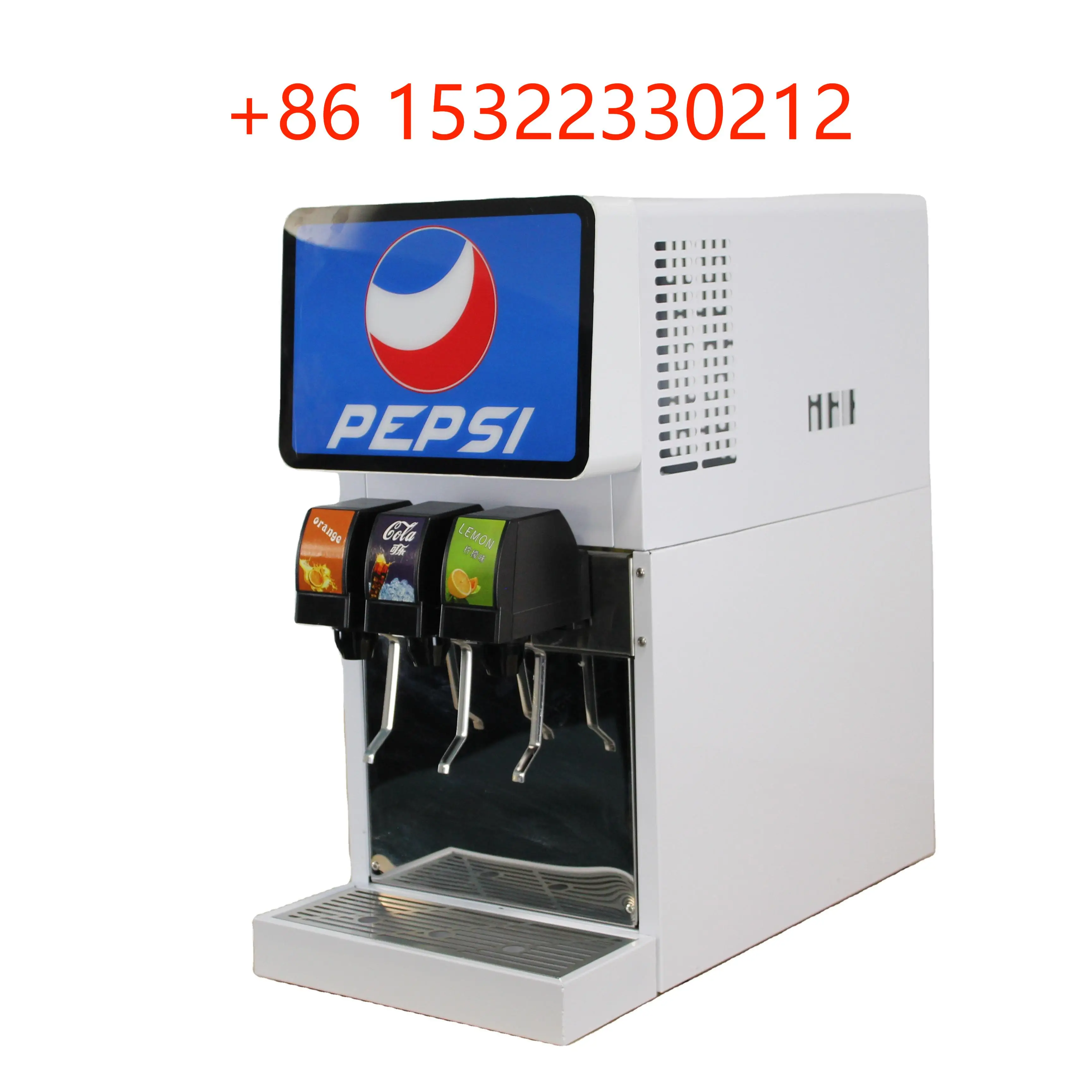 Restaurant Cafe Bar Used Commercial Carbonated Soda Beverage Post Mix Dispenser Cool Cola Vending Machine