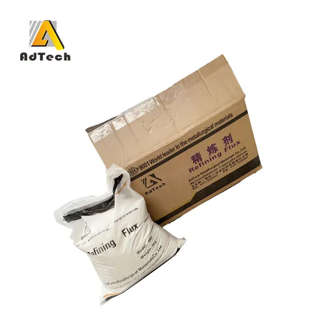 China Iso Manufacturer Aluminium Smelting Refining Flux Aluminum Furnace Cleaning Agent China Suppliers
