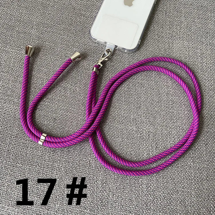 Phone Lanyard + Phone Tether Tab, Soft Nylon Crossbody Thick Rope/Cell Phone Lanyards/Phone Strap