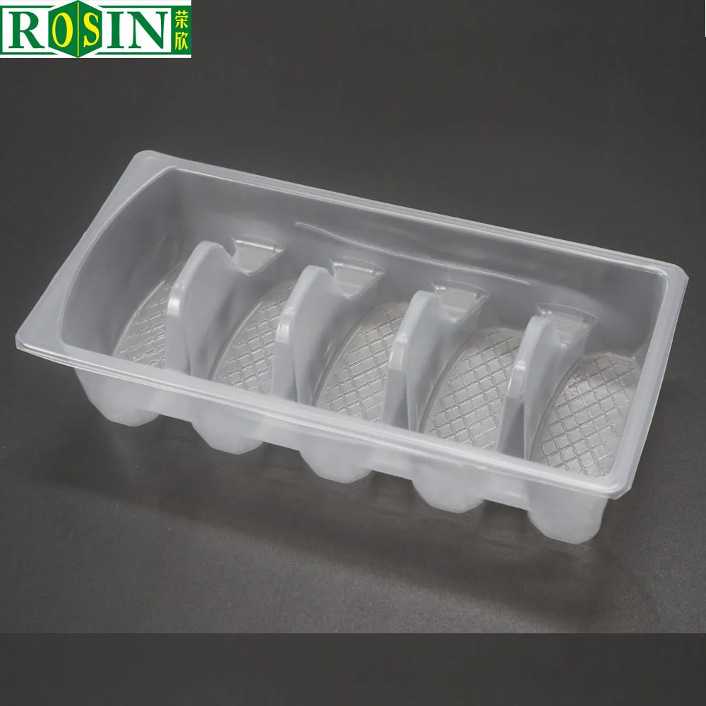 
Compartments disposable food grade PP blister plastic frozen dumpling tray 