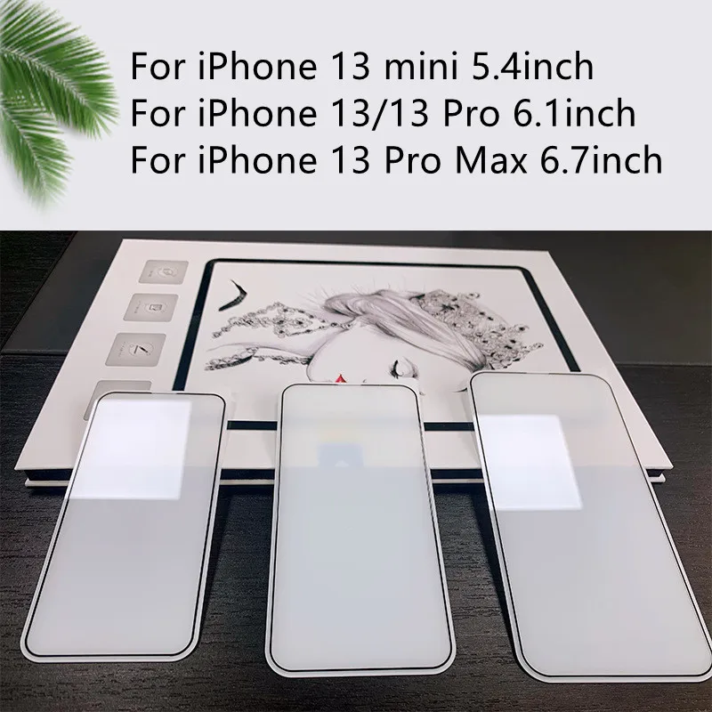  Лидер продаж 2021 шелковое закаленное стекло на весь экран для защиты экрана iPhone