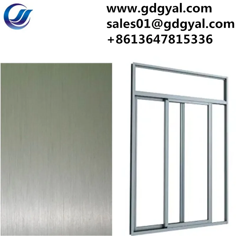 3 Series Construction Metal Sheet Raw Aluminum Extrusion Profile
