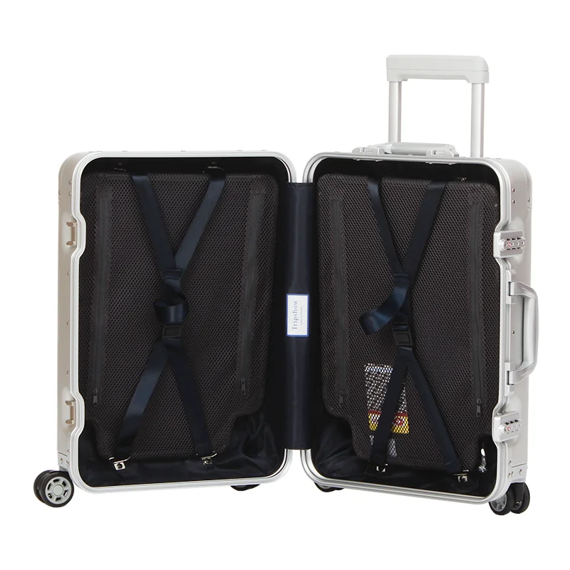 Wholesale Aluminum Suitcase Hand Shell Suitcase With 360 Degree Spinner Wheel