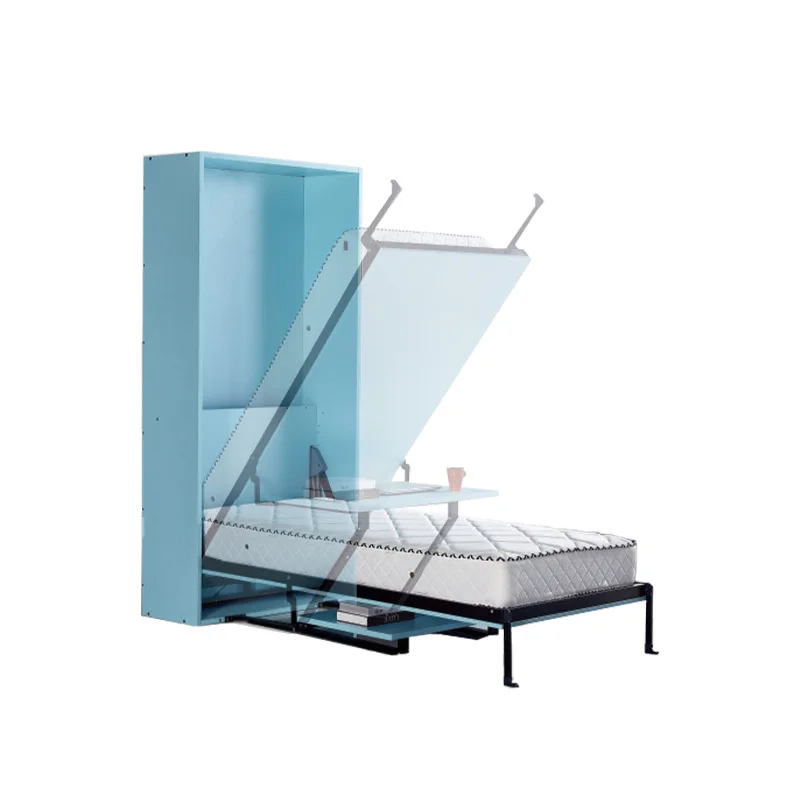 Modern Design High Quality Home Furniture Folding Bed Invisible Bed for Furniture bedroom hanging, vertical, foldable, space sav