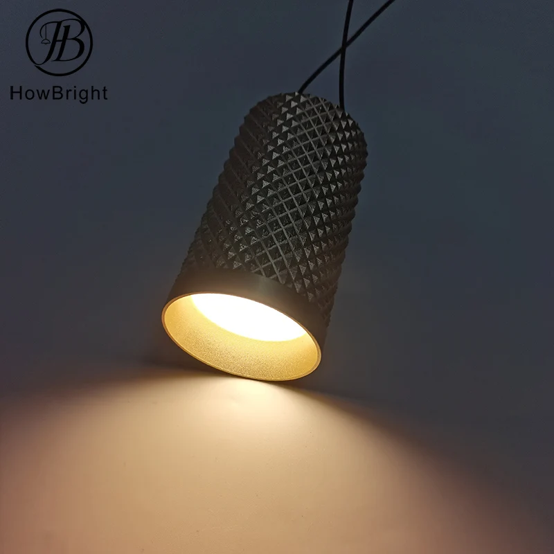 Decorative GU10 Hanging for Kitchen Bar Living Room Black with Gold Aluminum Adjust Indoor Surface Mounted Ceiling Spot Light