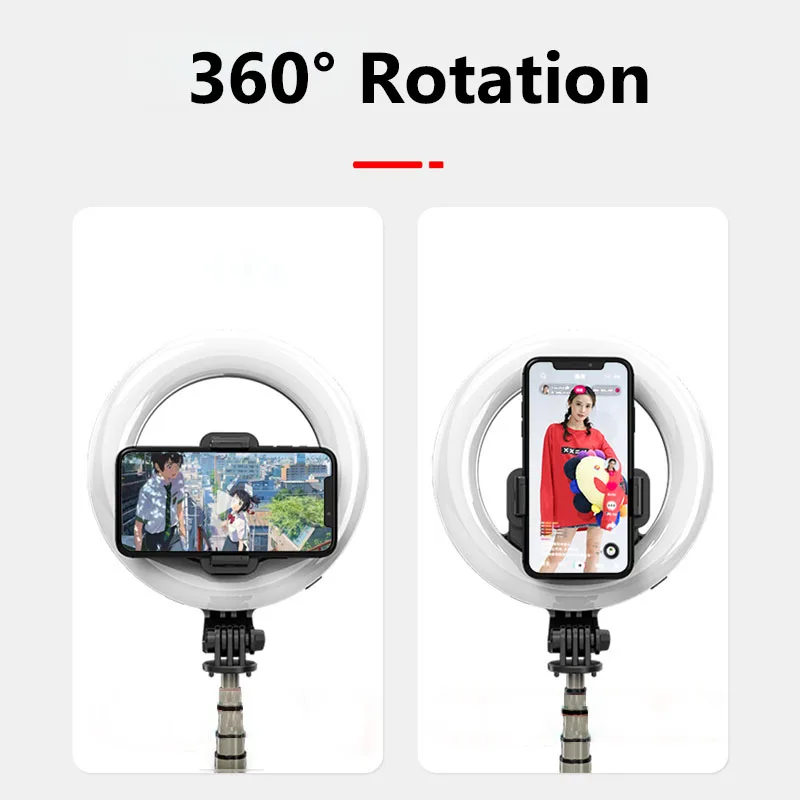 Wholesale L07 92cm 6 inch Tripod Selfie Stick with Ring Light Stand