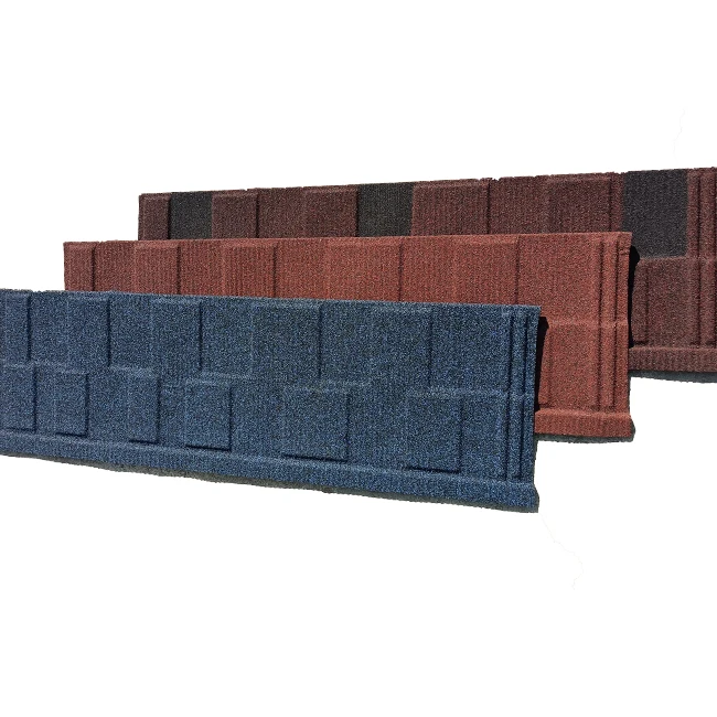 Factory direct sell Newest building construction materials for house roof color stone coated metal roof tiles