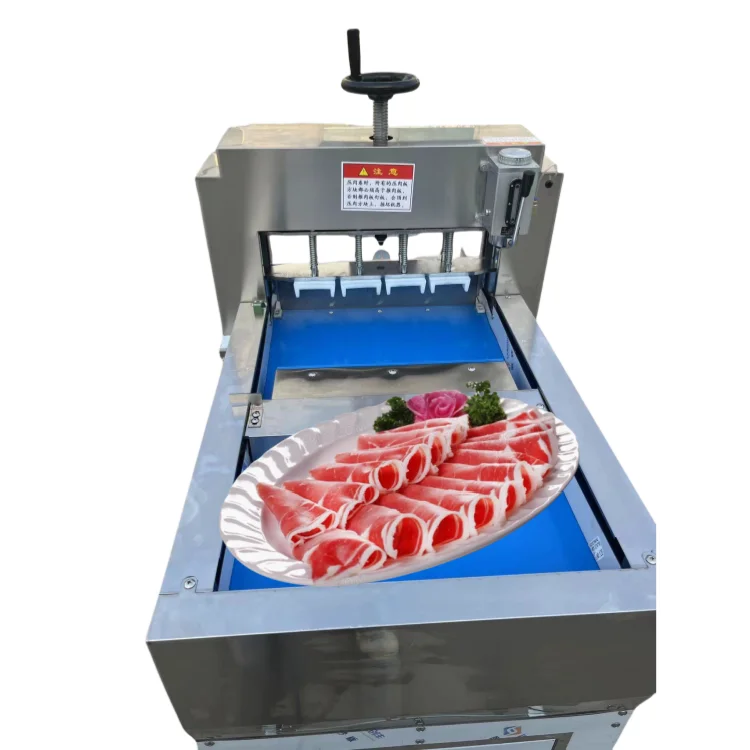 Hot Pot/Steam Boat Lamb/Sheep Meat Mutton Roll Slicing Machine Meat Slicer for Sale