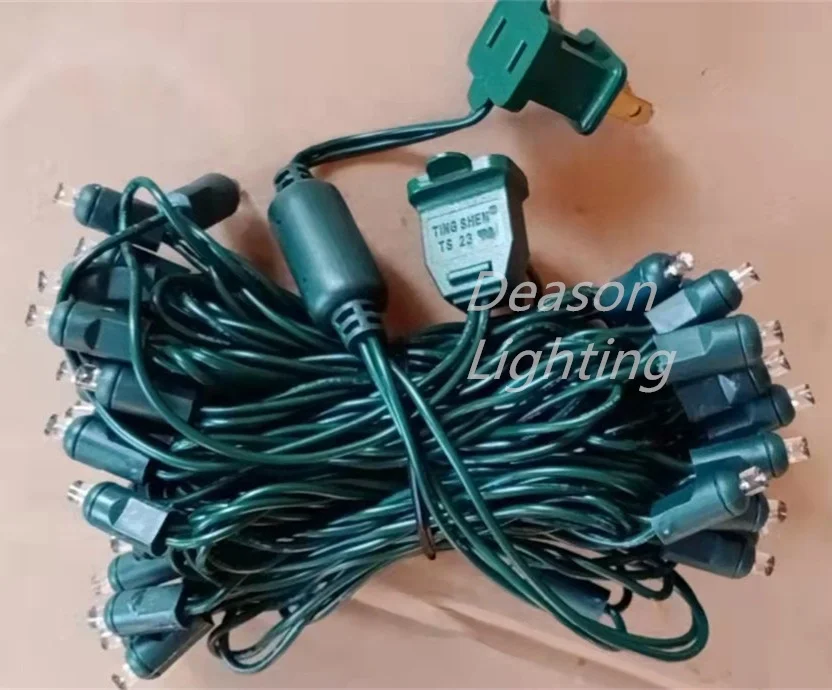 5mm White Wire LED Christmas Lights