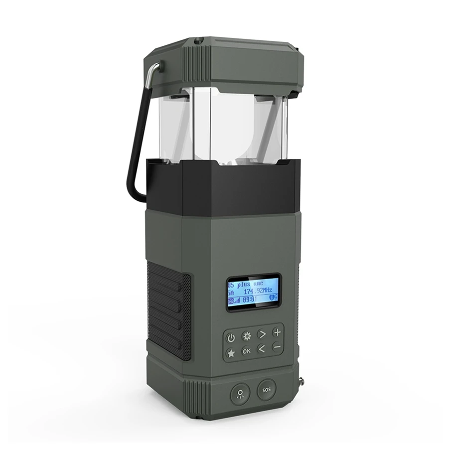 Multi speaker am fm dab radio power bank portable minecraft sunlight led solar lamps battery operated power light lamp