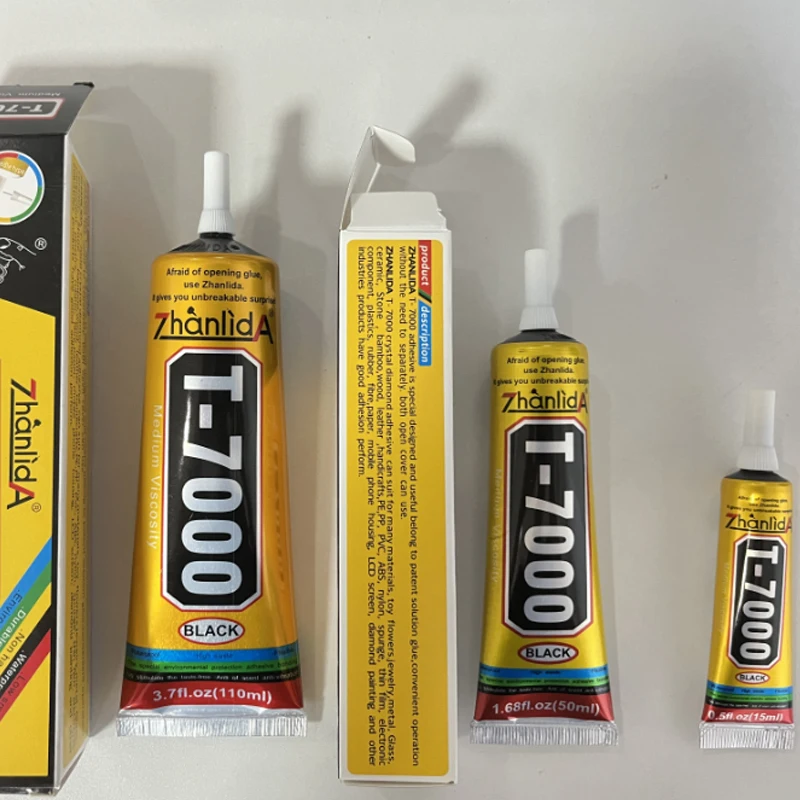 T7000 110ml 50ML 15ML Black Glue Epoxy Resin Adhesive Repair Mobile LCD Screen T7000 Glue Adhesive
