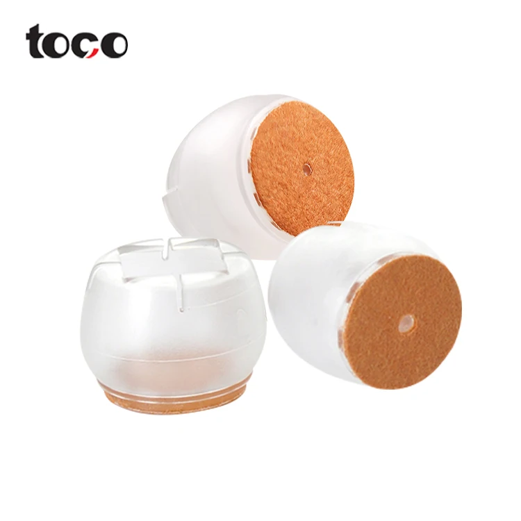 TOCO Hot sale standard plastic silicone rubber furniture table chair leg floor feet cap cover
