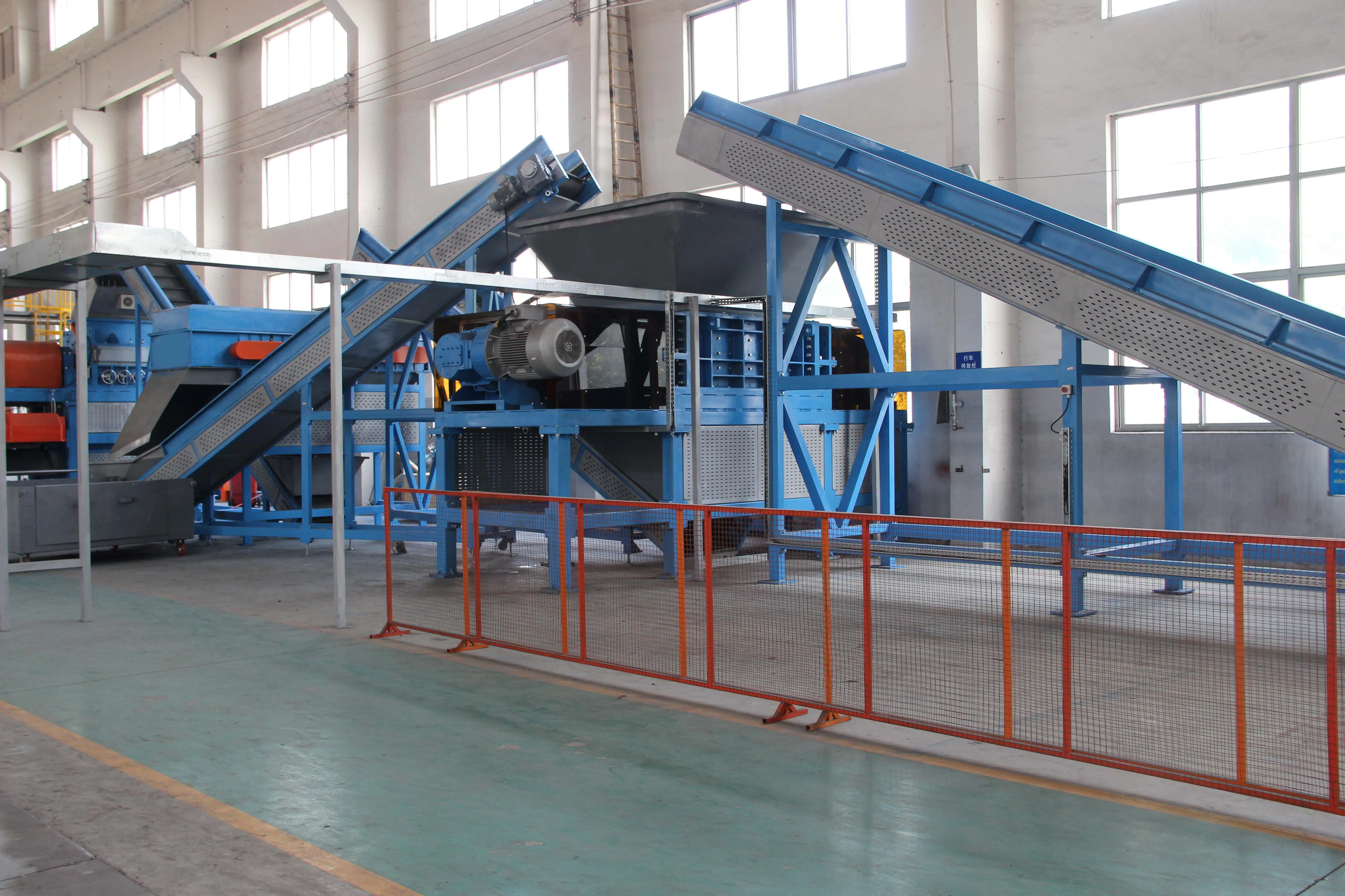 
tire recycling machinery tire breaker to make rubber powder 