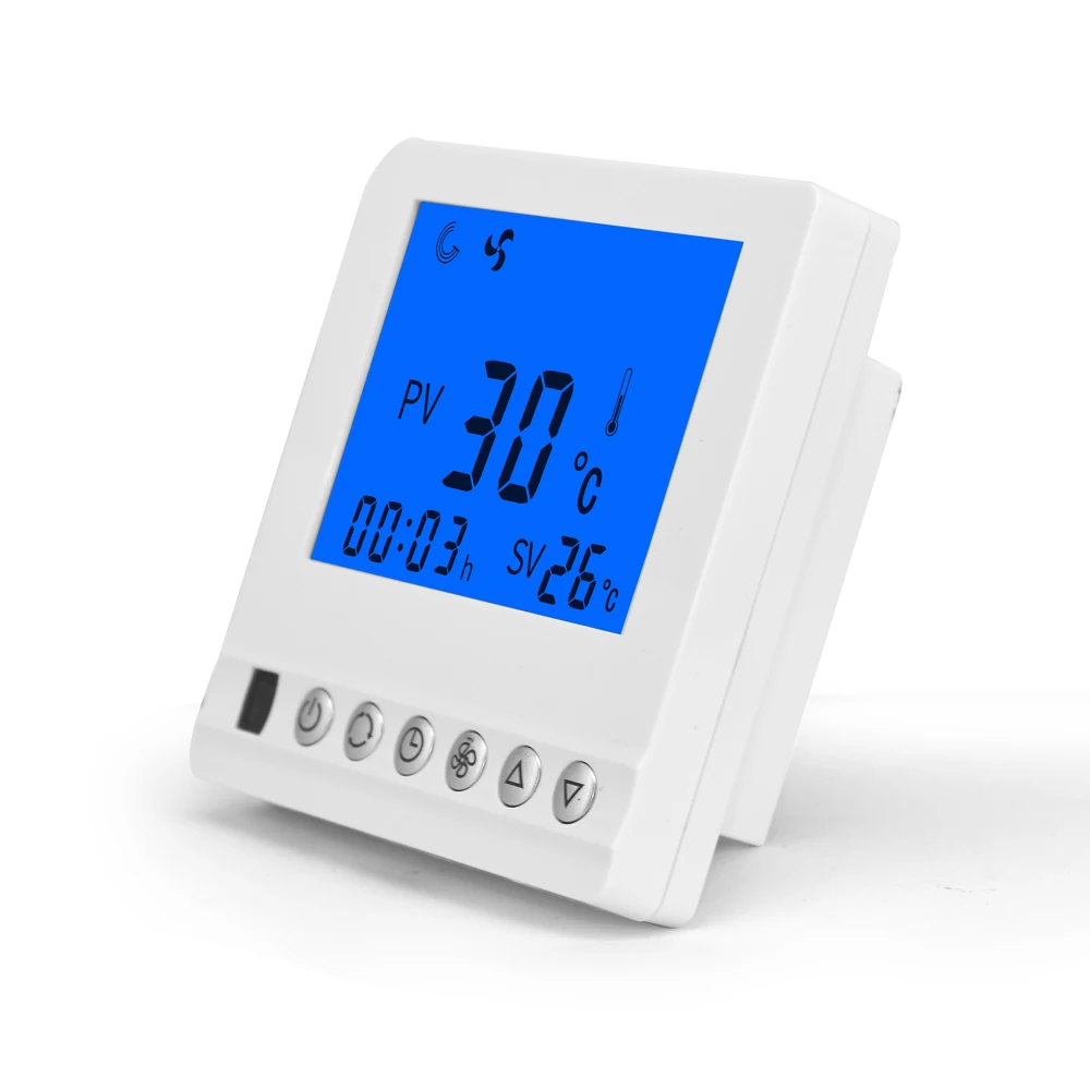 Tuya Air condition AC temperature control controller LED Digital Display thermostat Switch Wifi Smart and fan coil controller