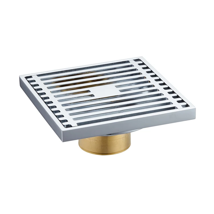 Brass floor drainer Bathroom shower drain water waster drain cover