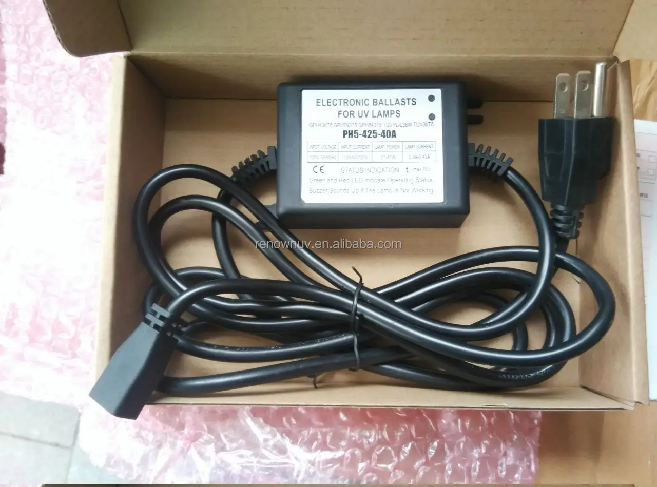 Заводская цена электронный балласт для УФ лампы освещения 10 Вт ~ 40 Вт