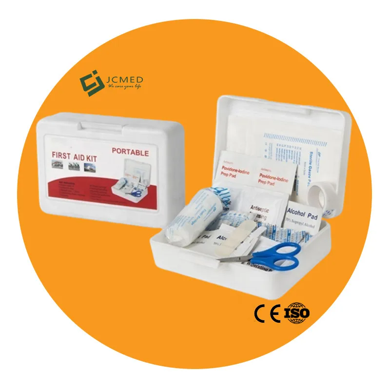 JCMED медицинский КОМПЛЕКТ ПЕРВОЙ ПОМОЩИ пустой пластиковый корпус